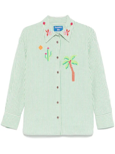 SUSANNA BLU Camicia Ibisco