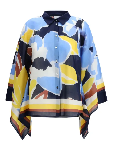 Sara Roka floral print shirt