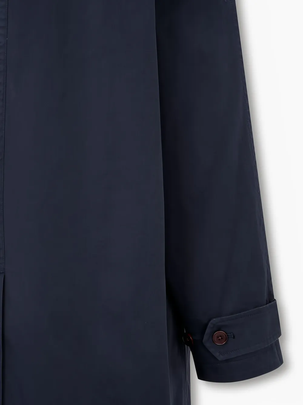 Man On The Boon. Katoenen trenchcoat met raglan mouwen Blauw