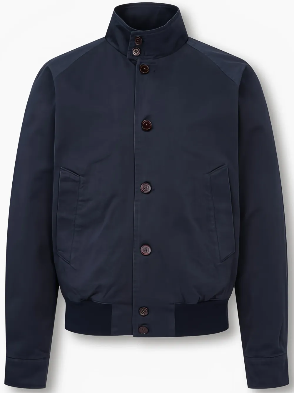 Man On The Boon. Cotton Bomber Jacket In Blue