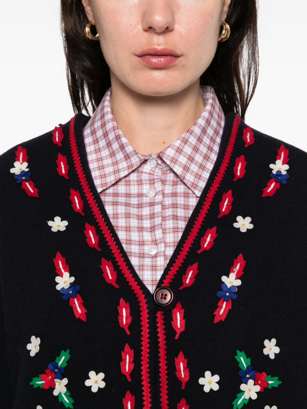 Bode Carroll Wool Jacket In Blue