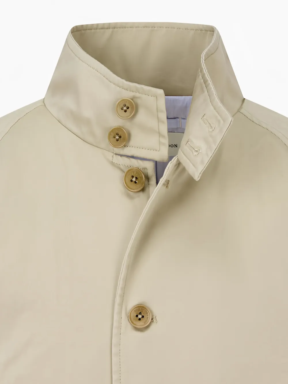 Man On The Boon. Cotton Bomber Jacket In Neutrals
