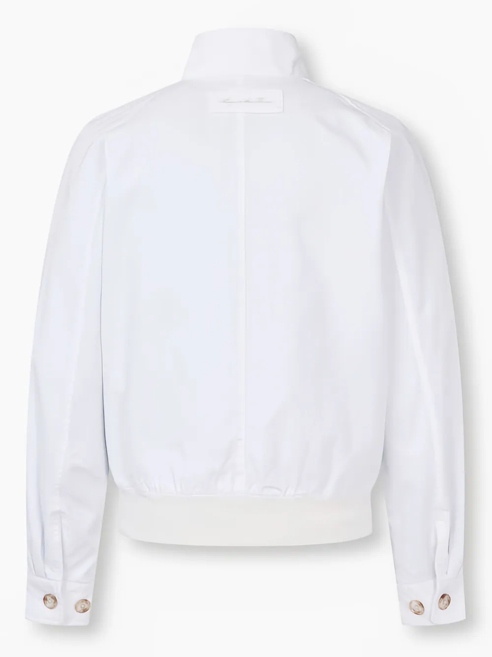 Man On The Boon. cotton bomber jacket - Wit