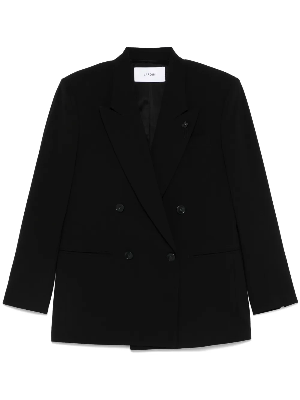 Lardini Blazer met broche Zwart