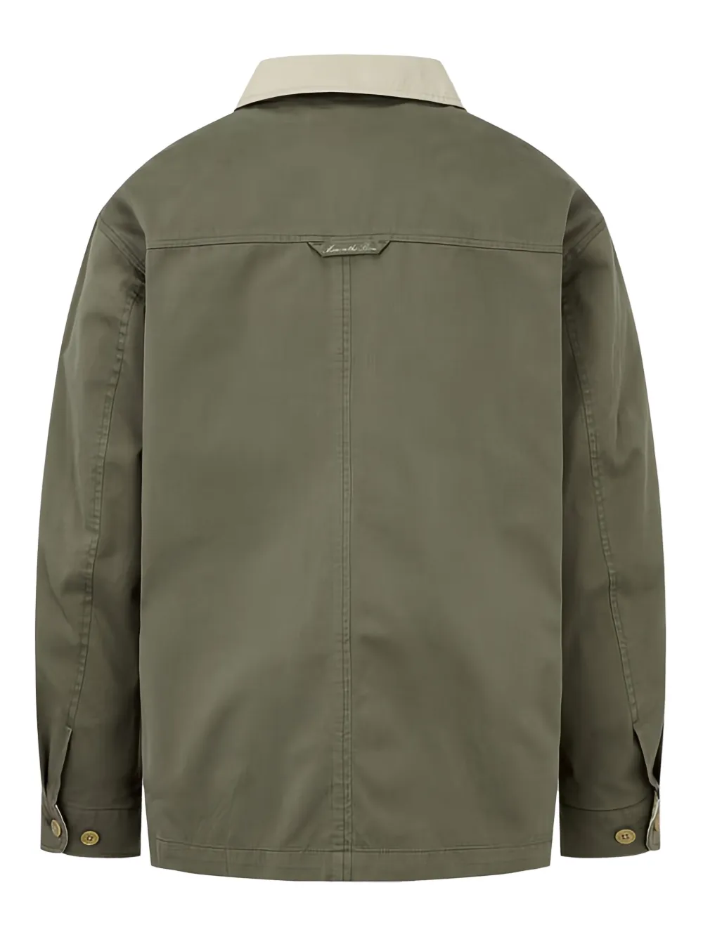 Man On The Boon. colour-block cotton jacket | Shirt Jackets | Image 2