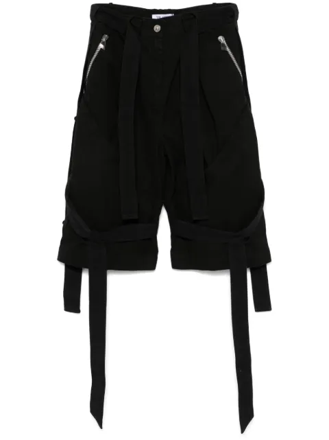 The Attico bermudas con detalle de correa