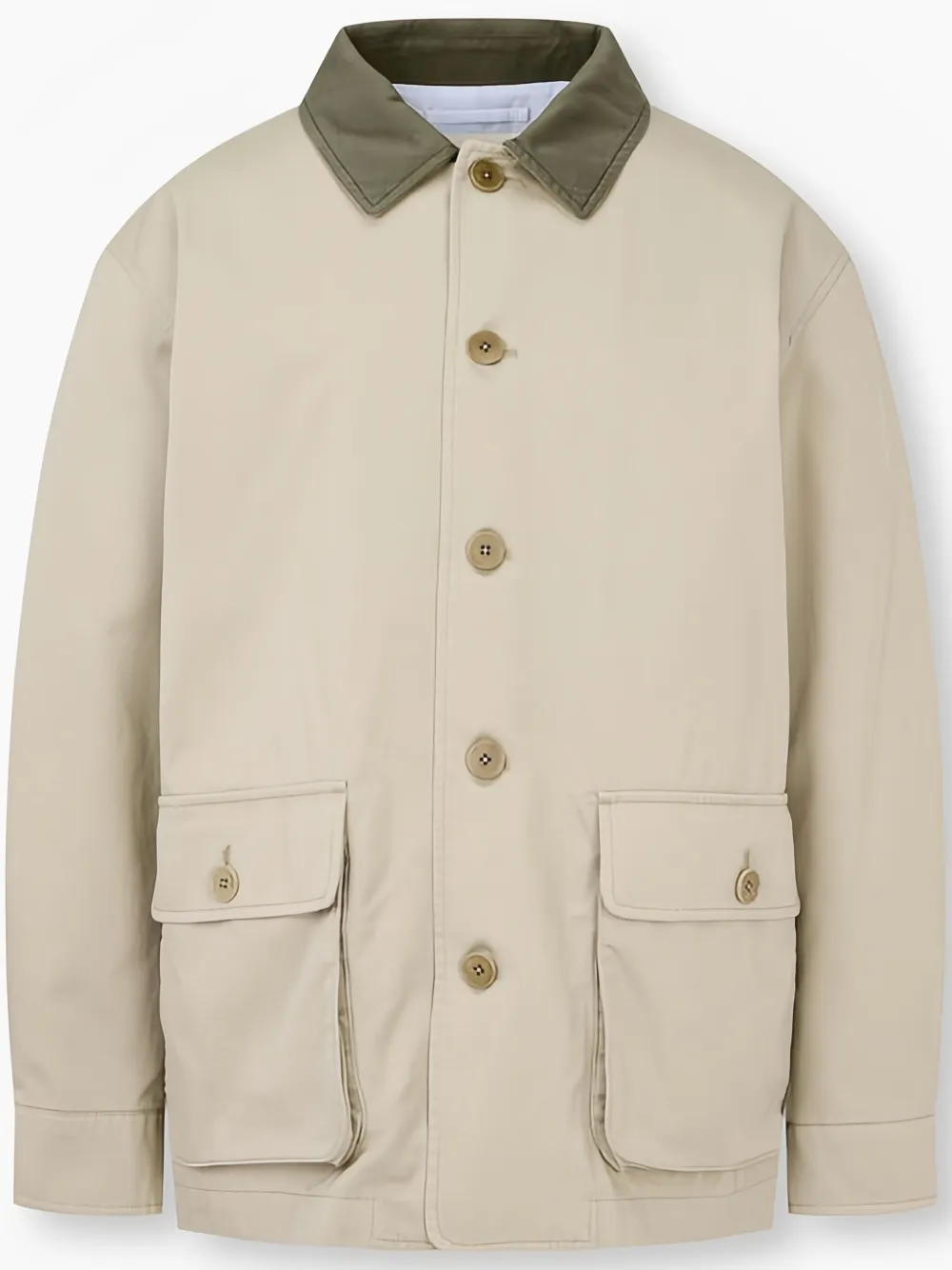 MAN ON THE BOON. COLOUR-BLOCK COTTON JACKET
