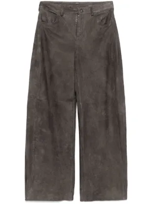 【関税込み】SALVATORE SANTORO LEATHER TROUSERS Salvatore Santoro Leather Cargo Pants | Red | FARFETCH TR