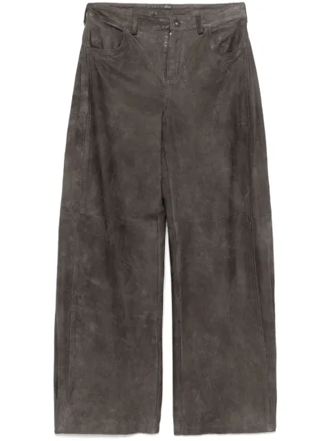 Salvatore Santoro leather trousers