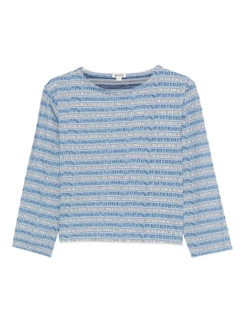 BODE boat-neck blouse