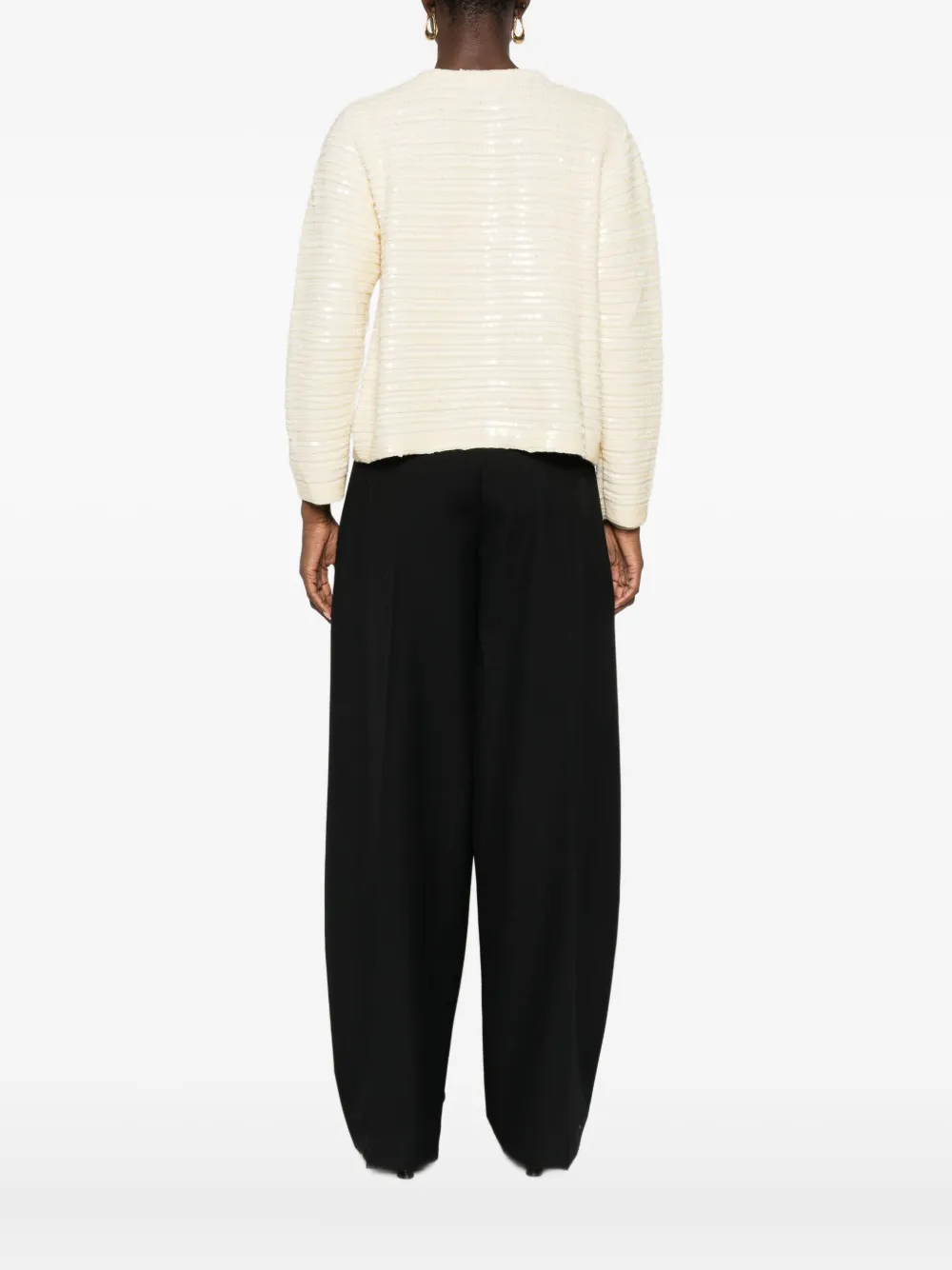 Bode Sequin-embellished Cardigan In Neutral