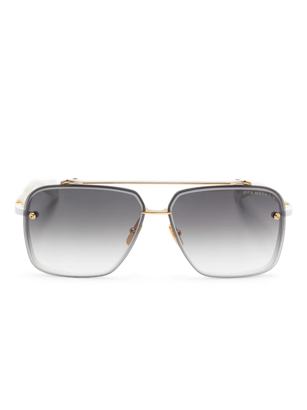 Dita Eyewear Mach-Six サングラス - ゴールドトーン Dita Eyewear Mach-Six サングラス - ゴールドトーン