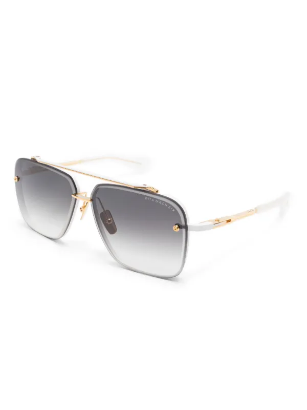 Dita Eyewear Mach-Six Sunglasses | Gold | FARFETCH