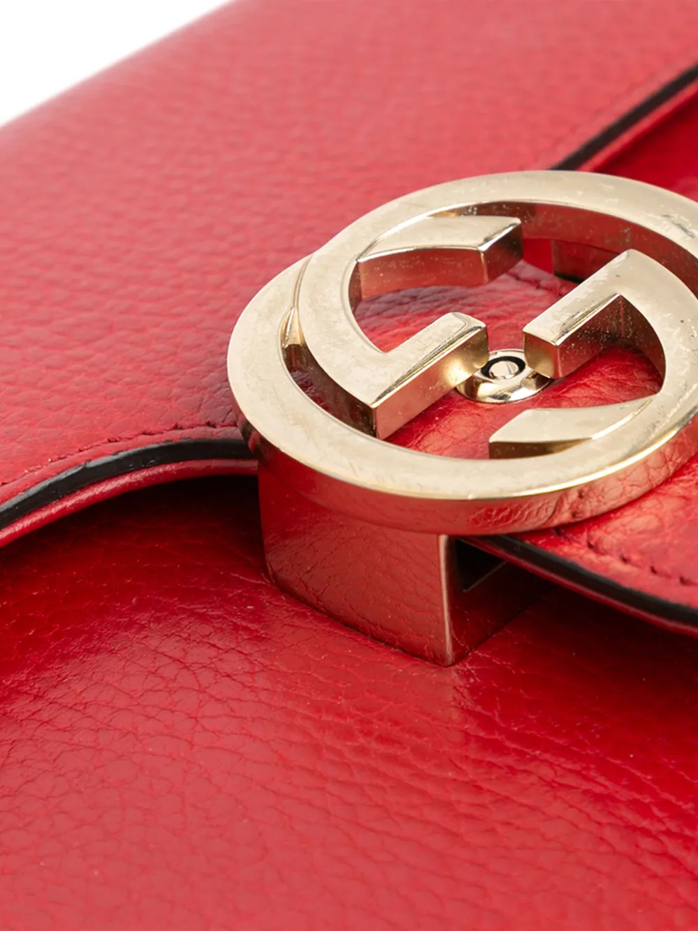 Gucci Pre-Owned Borsa a tracolla Dollar GG piccola in pelle di vitello 2016-2024 | Image 6