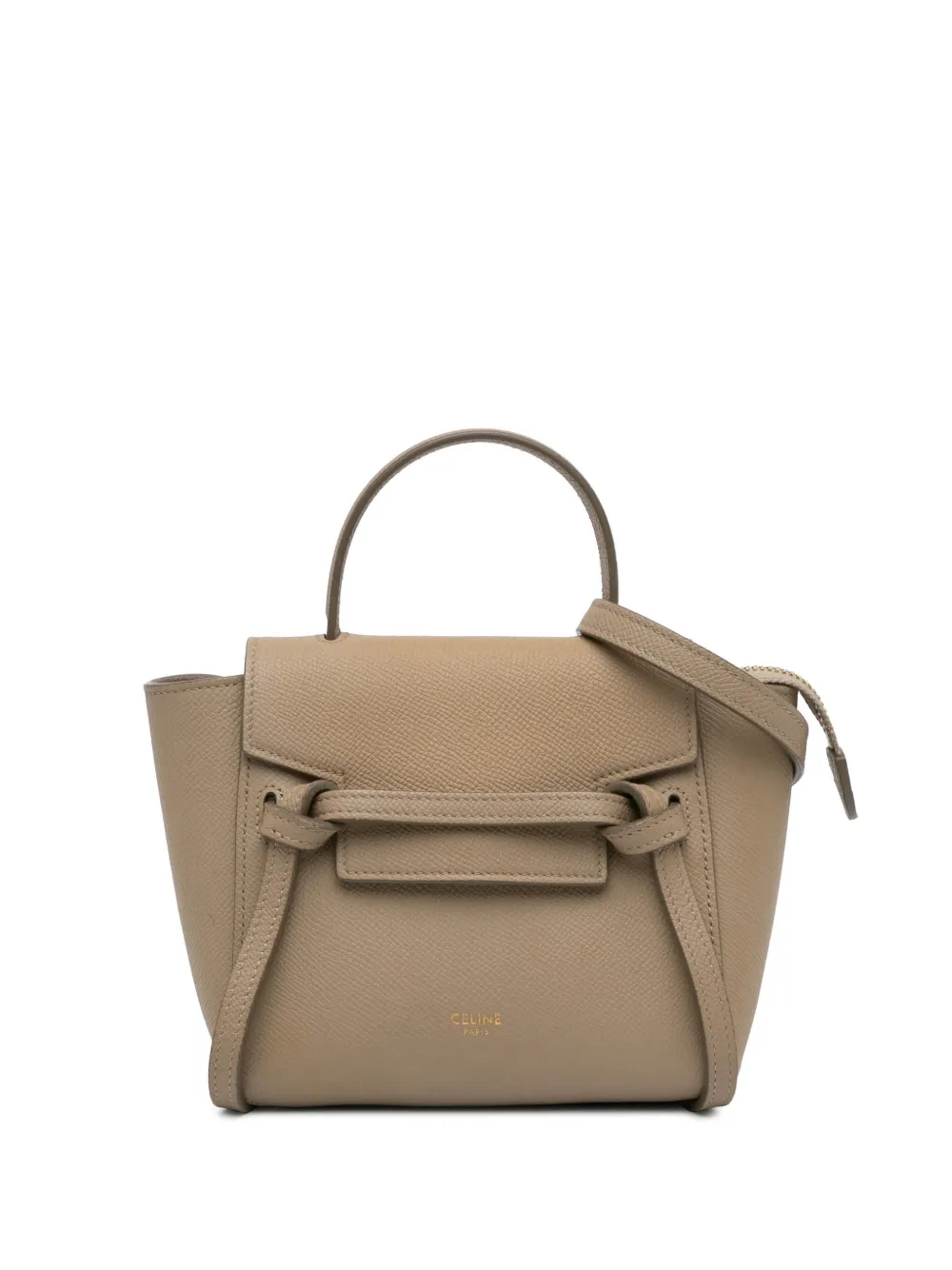 Céline Pre-Owned 2020 ピコ グレインカーフ ベルトバッグ サッチェル - ブラウン Céline Pre-Owned 2020 ピコ グレインカーフ ベルトバッグ サッチェル - ブラウン