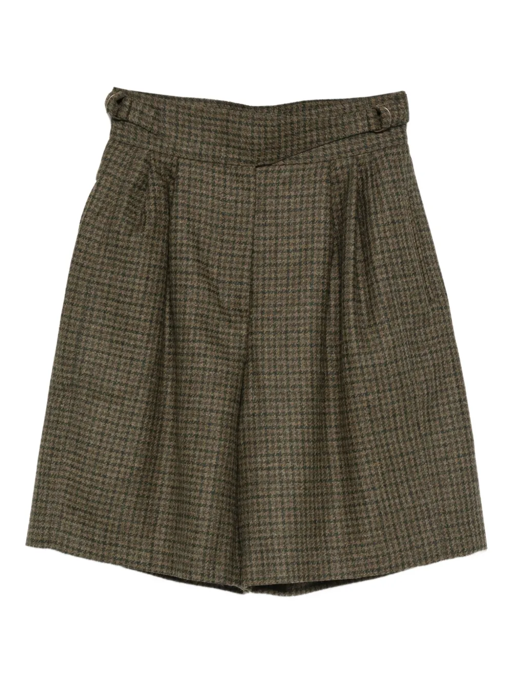 BODE Morris houndstooth shorts | Brown | Image 1