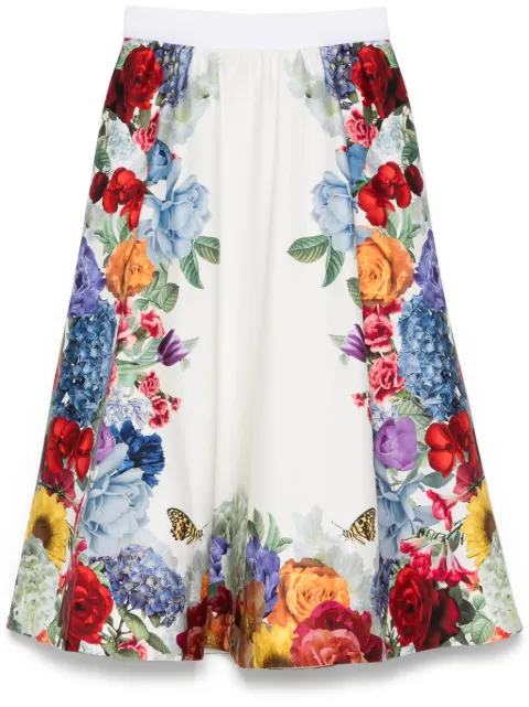 alice + olivia falda midi Earla