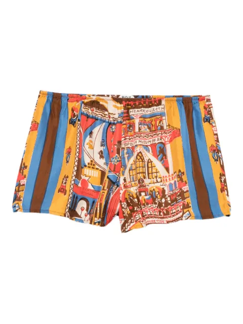 BODE Manhattan Island print shorts