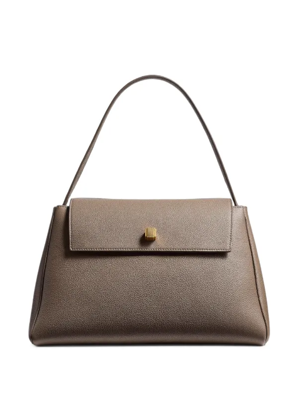 Khaite Audrey Top Handle Bag in Brown