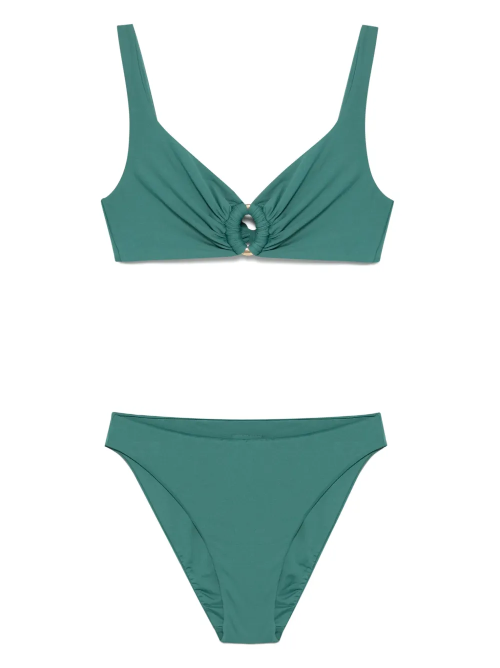 Fisico ring-detailing bikini | Green | Image 1