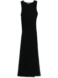 kaos lurex maxi dress - Black