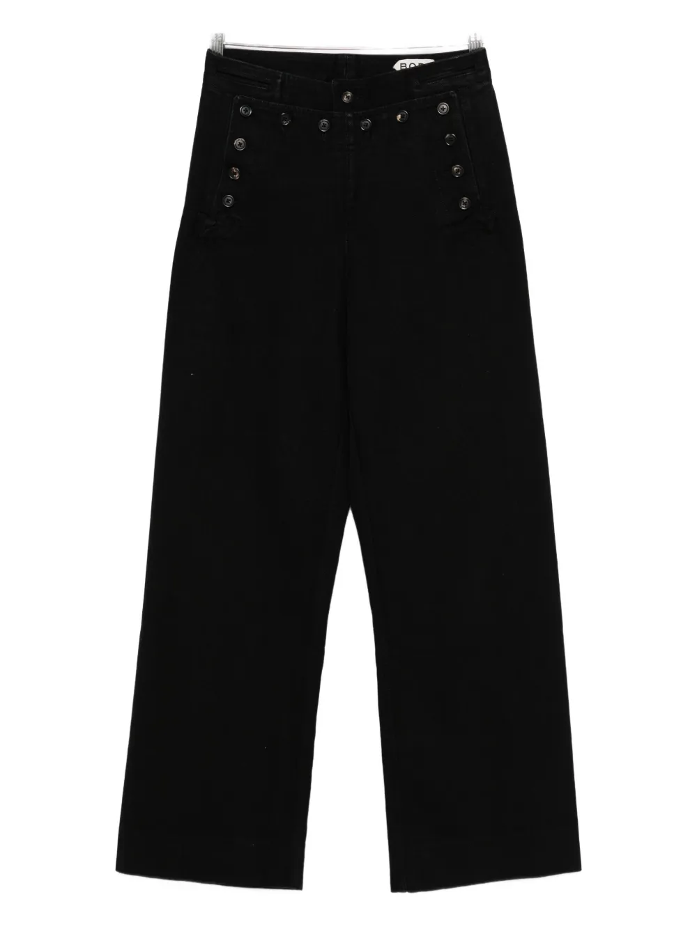 BODE button-detailed jeans | Black | Image 1