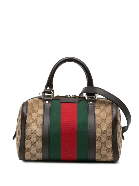 Gucci Pre-Owned 2000-2015 Small GG Canvas Web Joy satchel