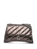 Balenciaga Pre-Owned 2010 Medium Metallic Crush Chain shoulder bag - Brown