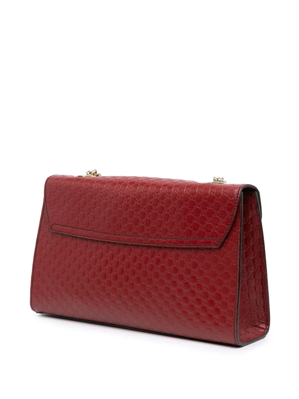 Gucci Pre-Owned 2000-2015 medium Microguccissima Emily schoudertas - Rood
