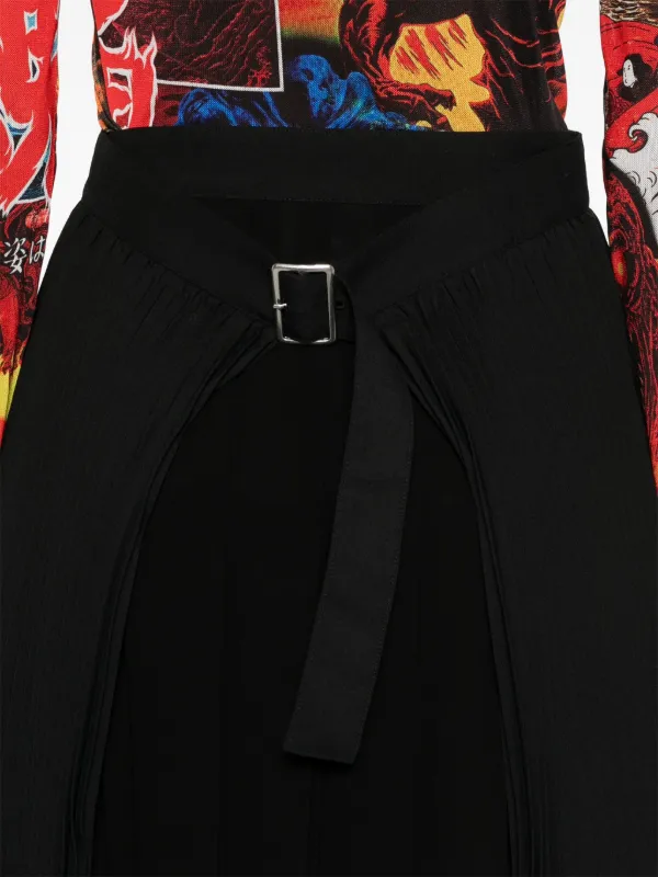Junya Watanabe プリーツ スカート | ブラック | FARFETCH JP