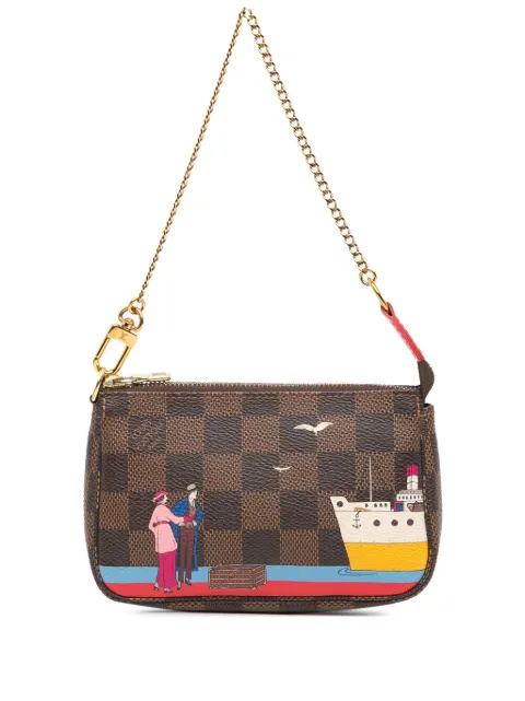 Louis Vuitton Pre-Owned 2016 Damier Ebene Transatlantic Cruises Mini Pochette Accessoires handbag