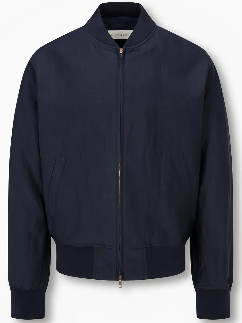 Man On The Boon. Classic Bomber Jacket In Blue