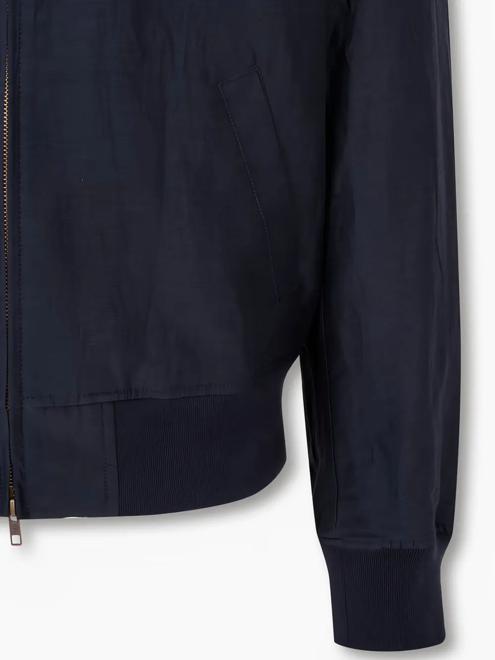 Man On The Boon. Klassiek bomberjack Blauw