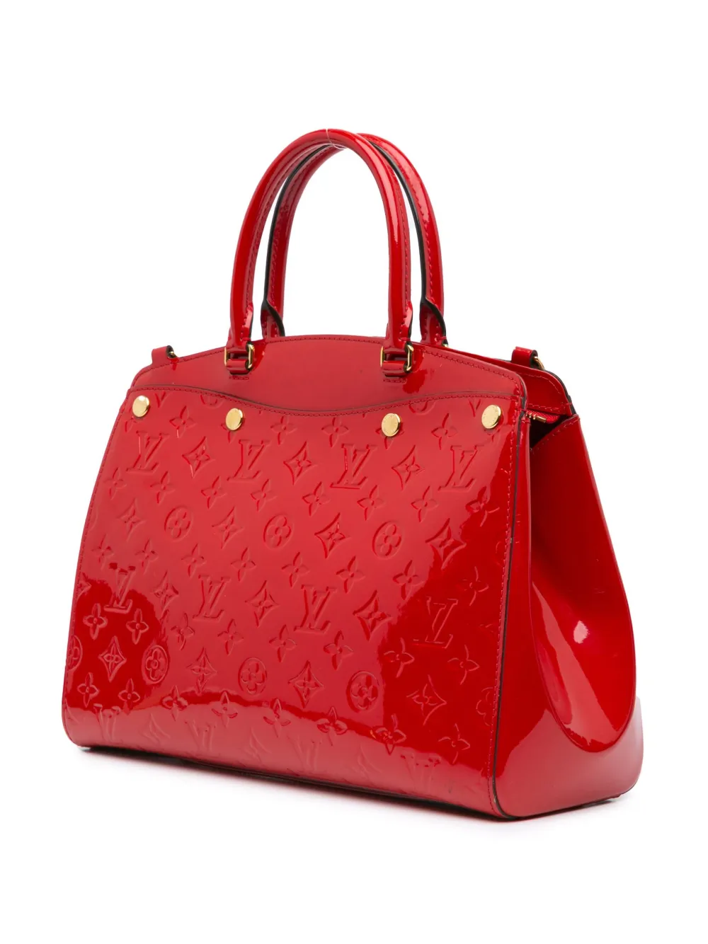 Louis Vuitton Pre-Owned 2015 Monogram Vernis Brea boekentas - Rood