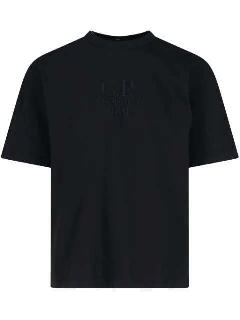 C.P. Company logo embroidered t-shirt 