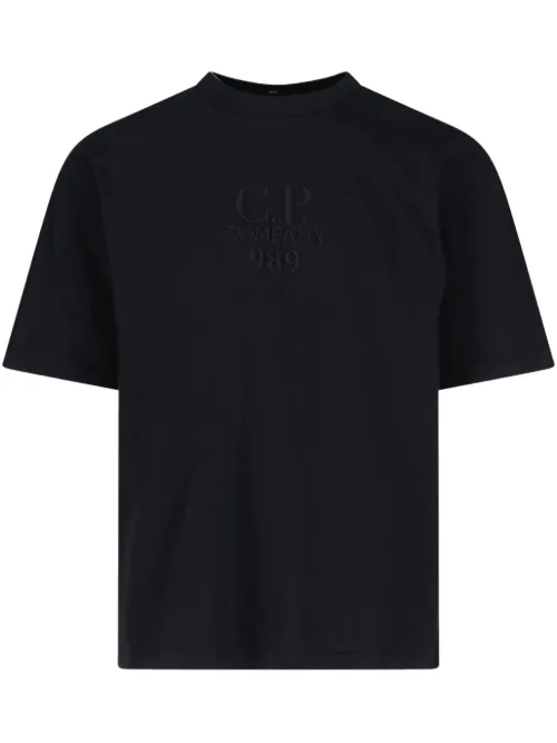 T-shirt à logo brodé - C.P. Company - Modalova