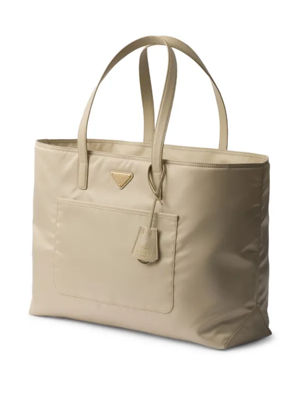 Prada Large Re-Edition 1978 Tote Bag | Neutrals | FARFETCH