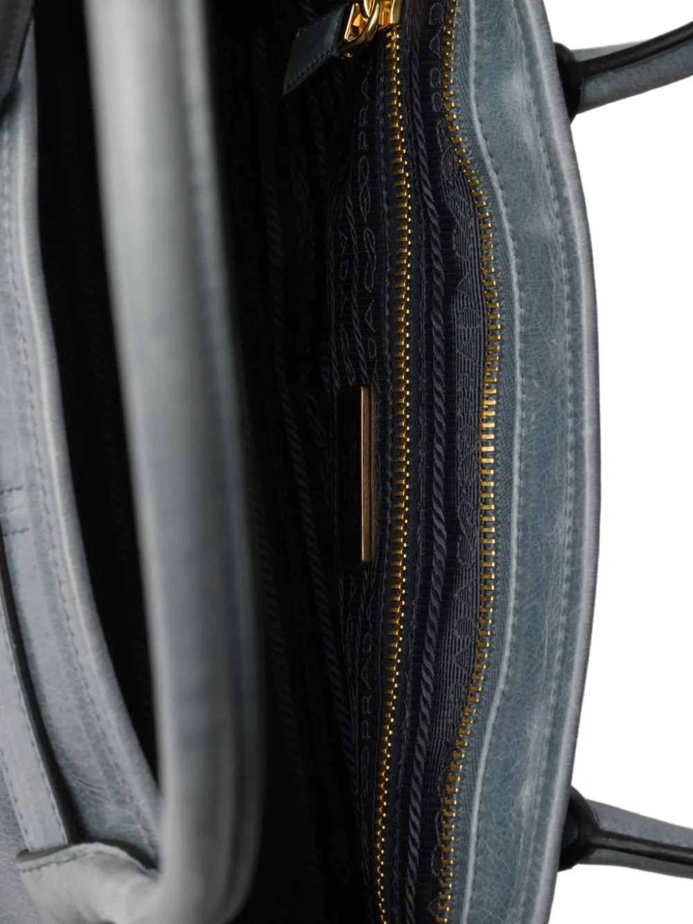 Prada Grote Bonnie shopper Blauw