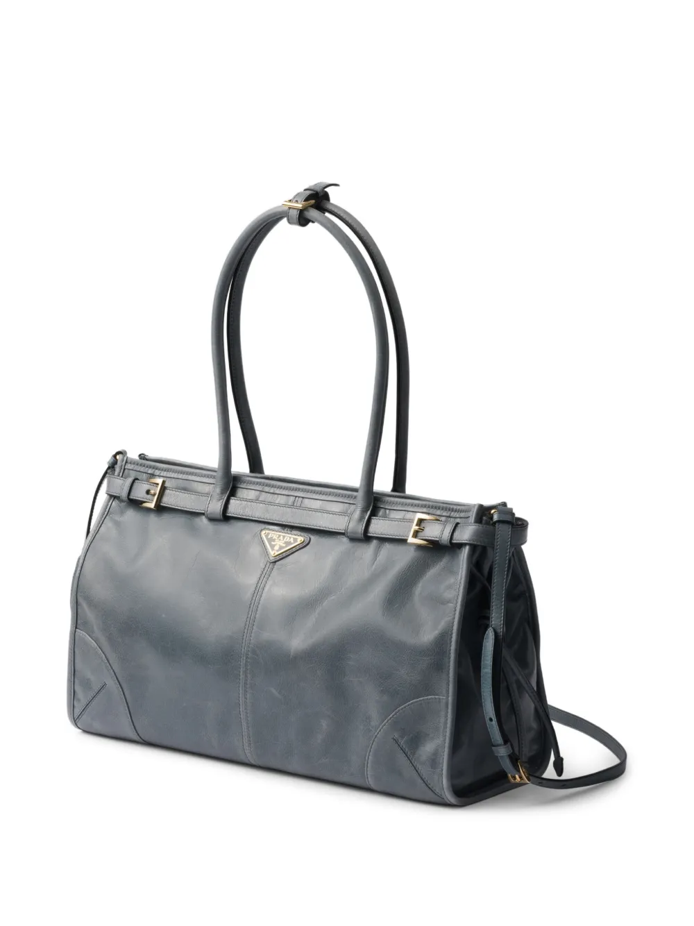Prada Grote Bonnie shopper Blauw