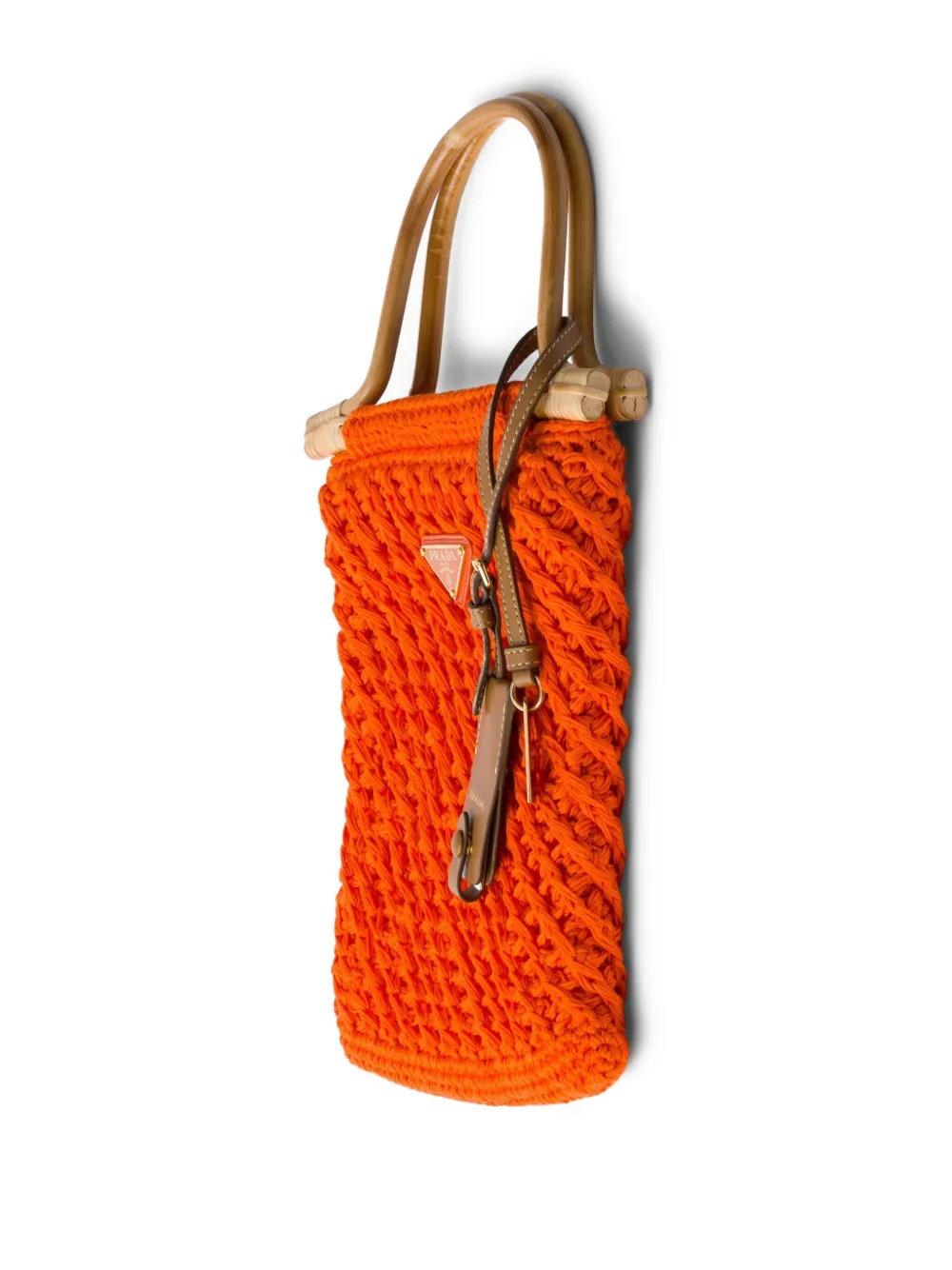 Prada Vera gehaakte shopper Oranje