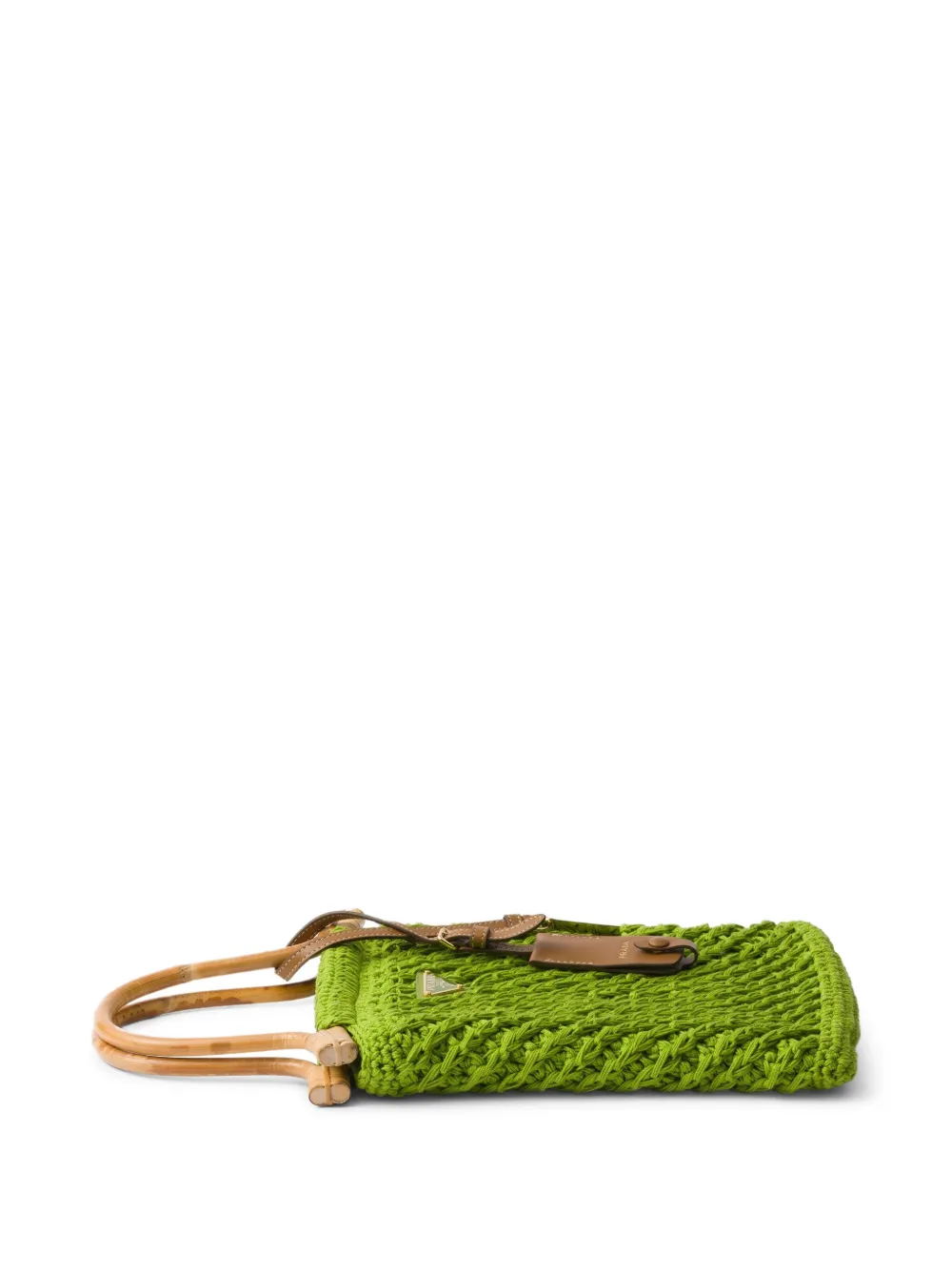 Prada Vera gehaakte shopper Groen