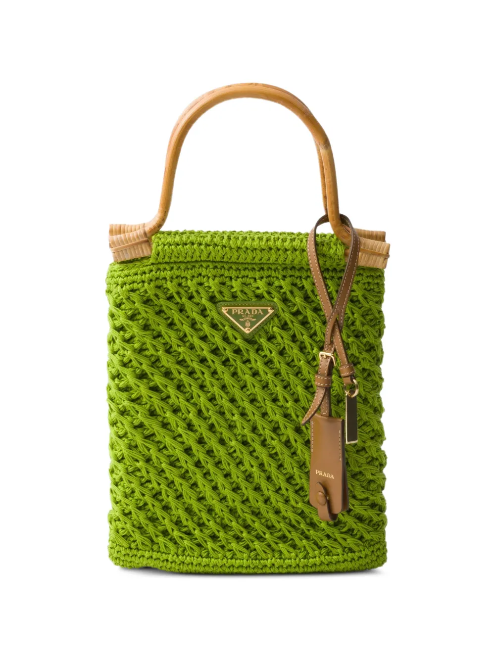 Prada mini crochet tote bag - Green