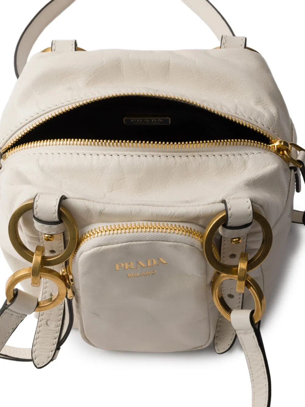 Prada Dangle mini-shopper Wit