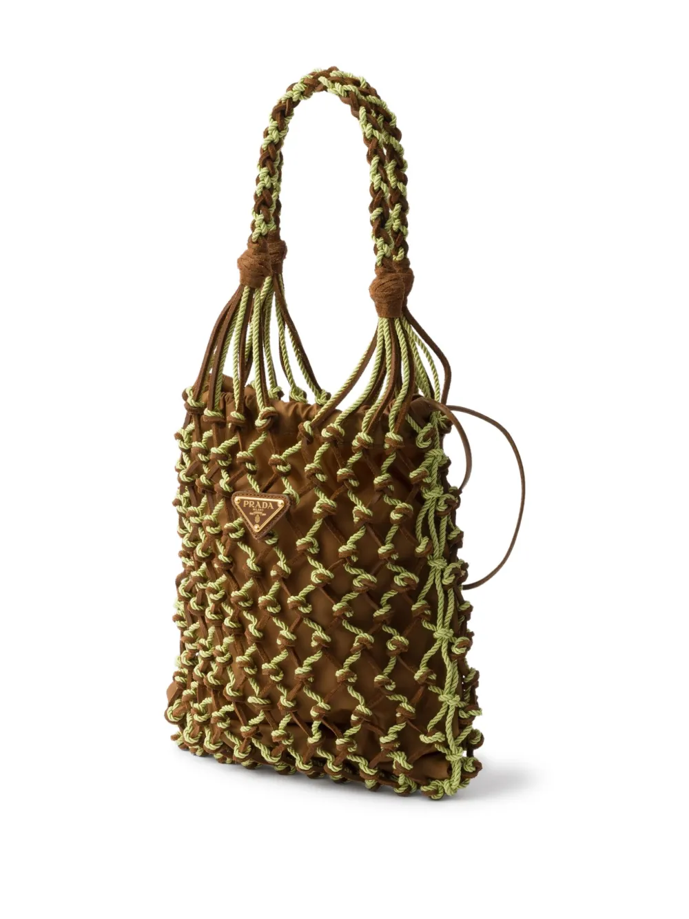 Prada Small Macramé Tote Bag