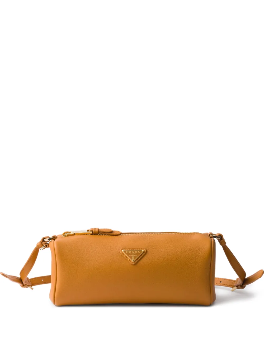 Prada Leren schoudertas Oranje