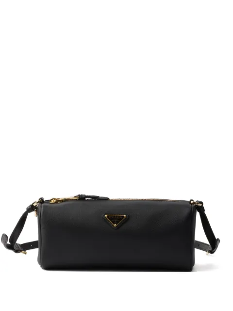 Prada bolsa de hombro de cuero