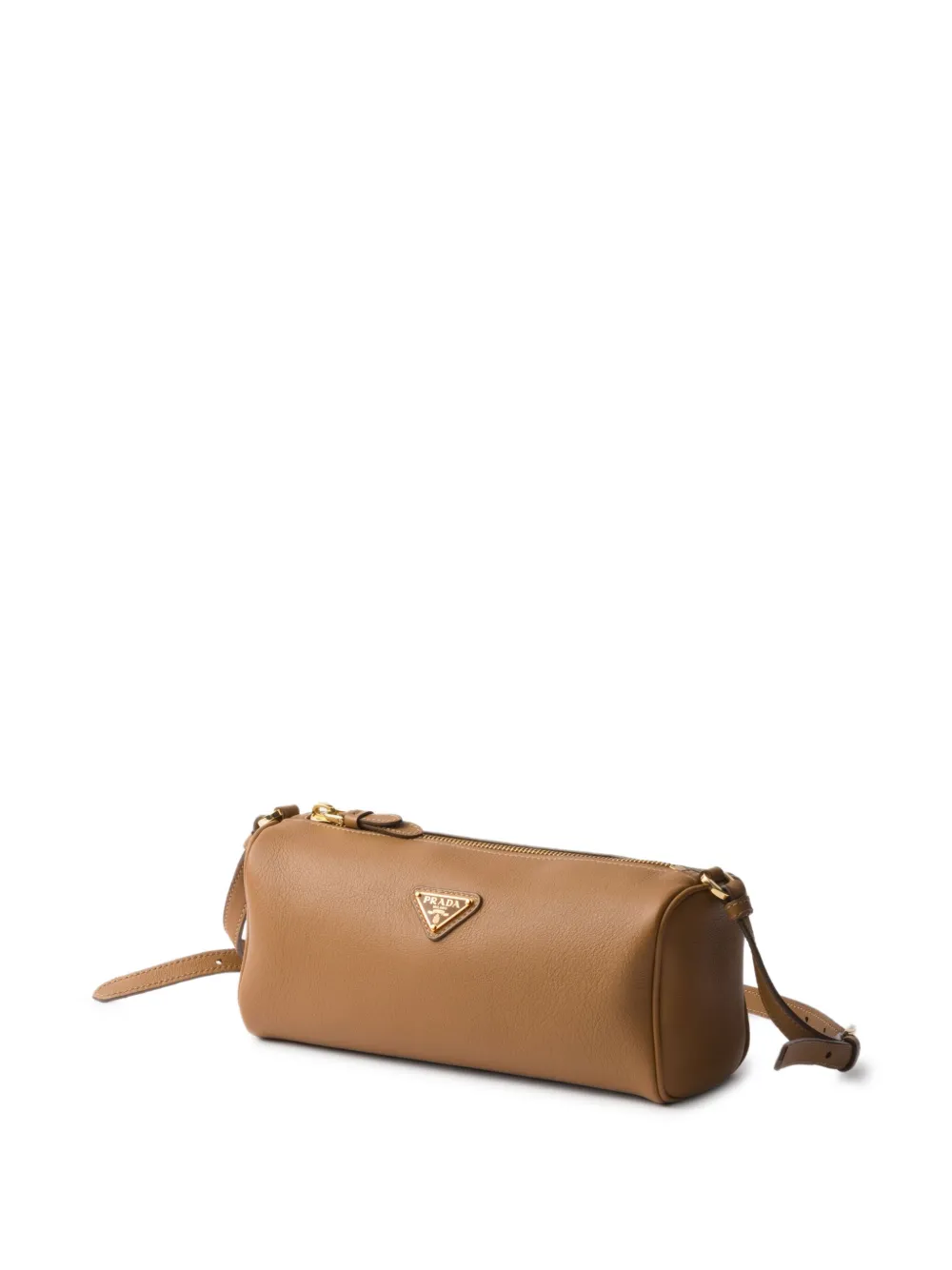 Prada Leren schoudertas Bruin