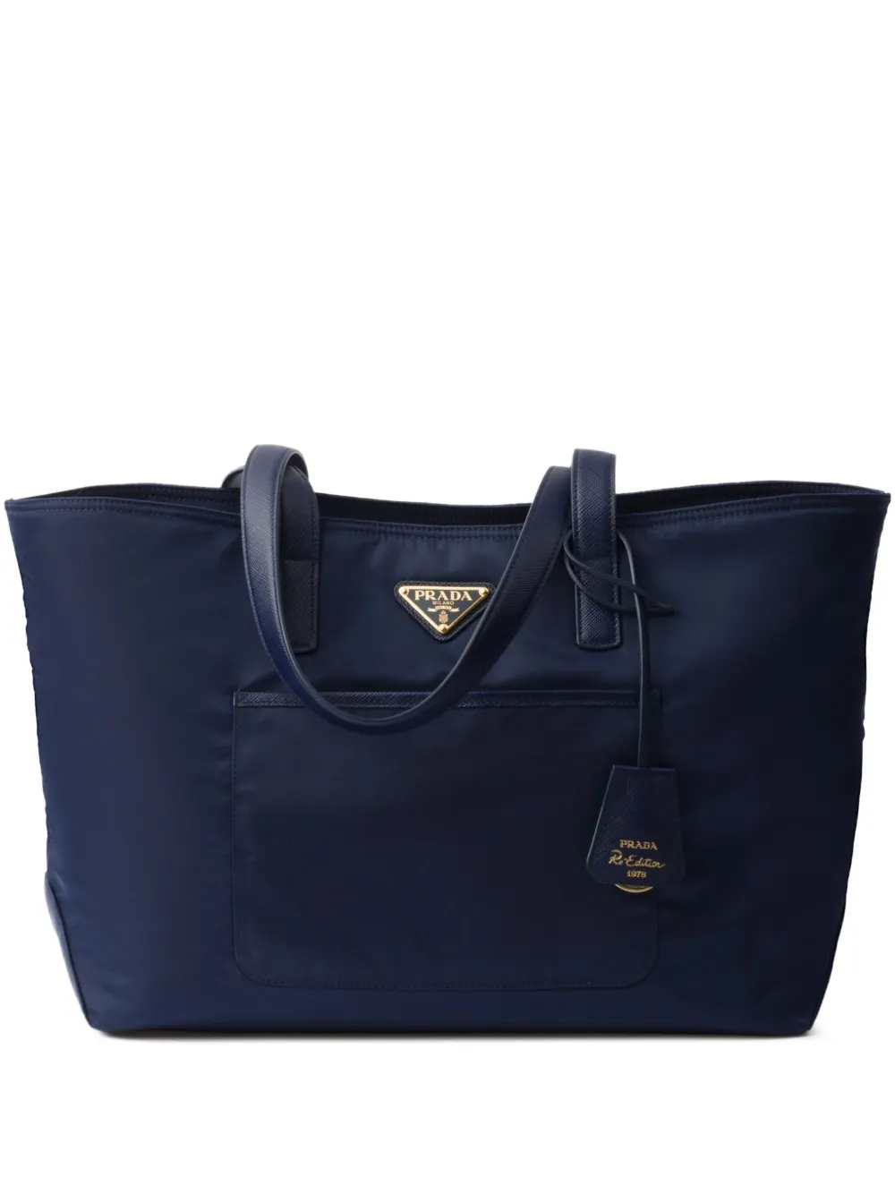 Prada Re-Nylon shopper Blauw