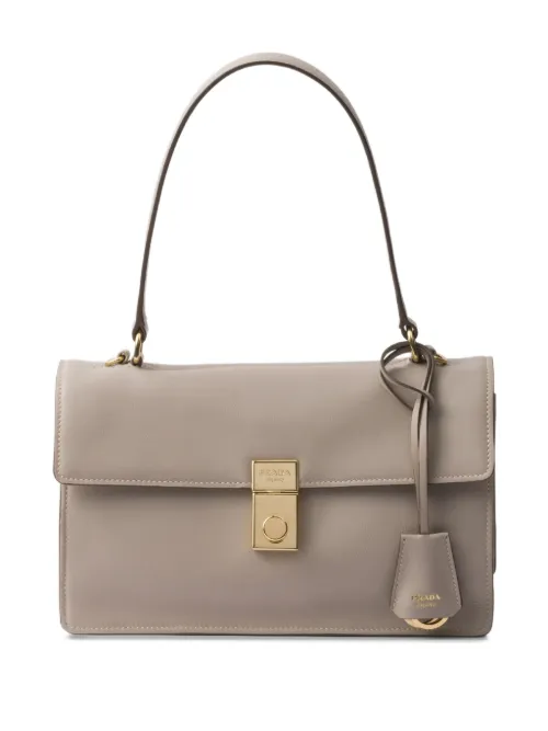 Sac porté épaule médium en cuir - Prada - Modalova