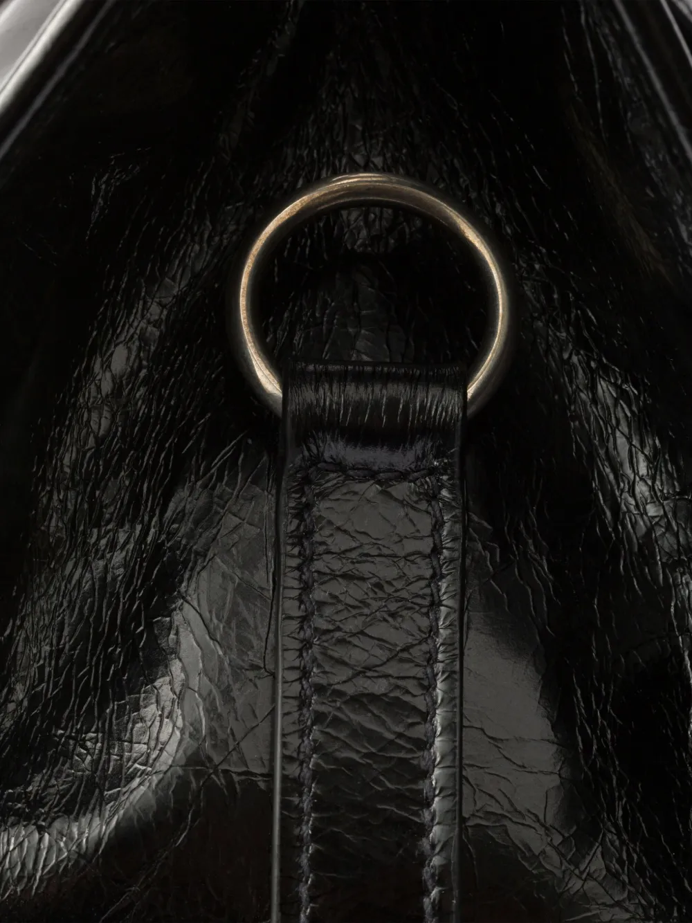 Prada Medium leren shopper Zwart